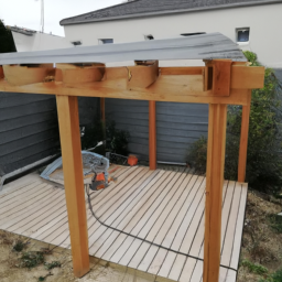 Réparation de toiture de pergola en acier Challans